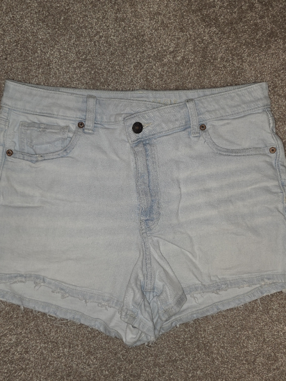 High waisted denim shorts size 10